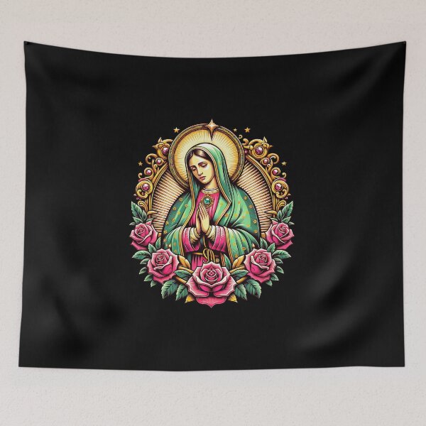 Item preview, Our Lady of Guadalupe – Traditional Catholic Devotional Artwork designed and sold by artedigital99.