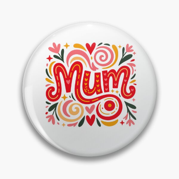 Item preview, Brushstroke Colorful Mum Design  designed and sold by GiraffeandStuff.