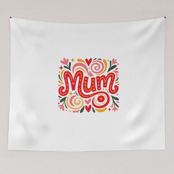 Item preview, Brushstroke Colorful Mum Design  designed and sold by GiraffeandStuff.