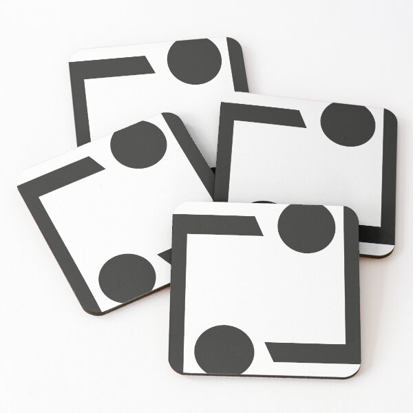 Item preview, Abstract Geometric Balance – Minimal Black Shapes Design 1 designed and sold by ZorianArt.