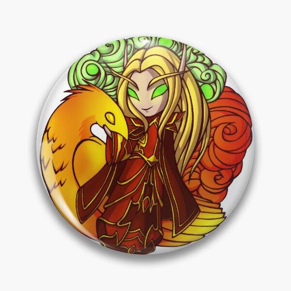 Item preview, Cute Kael'Thas Sunstrider Chibi | WoW Blood Elf Fanart | Warcraft Art | AnryMary designed and sold by AnryMary.