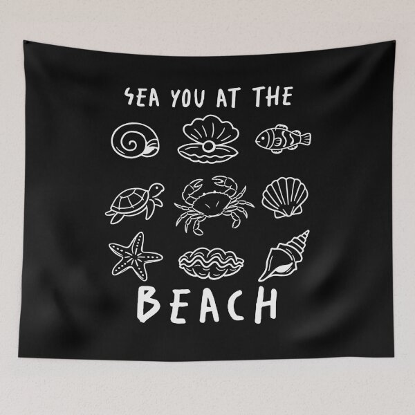 Item preview, Sea You At The Beach Marine Life Ocean Animals designed and sold by izmb.