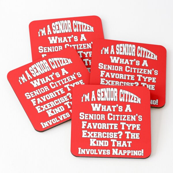 Item preview, Senior Citizen Humor What’s A Senior Citizen’s Favorite Type Exercise designed and sold by fantasticdesign.