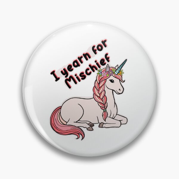 Item preview, Unicorn looking for mischief  designed and sold by The Curious Cow.
