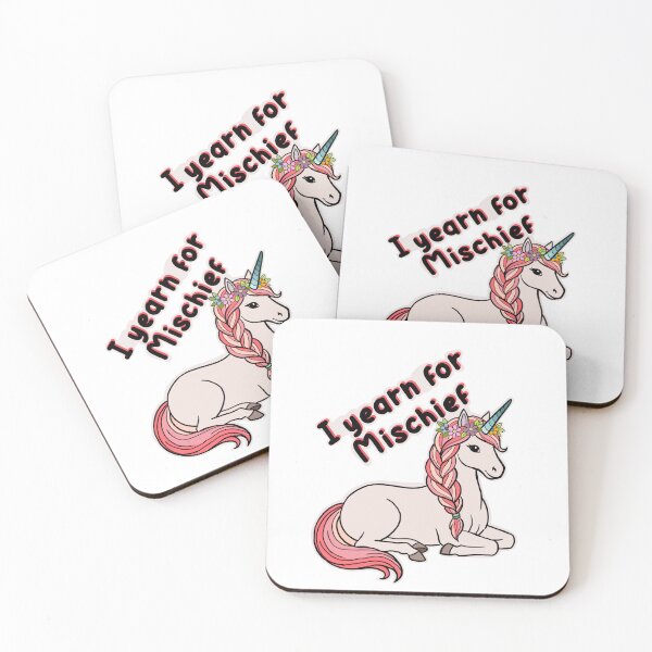 Item preview, Unicorn looking for mischief  designed and sold by The Curious Cow.