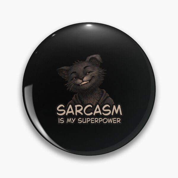 Item preview, Laughing Cat Says Sarcasm Is Superpower designed and sold by Slavic1991.