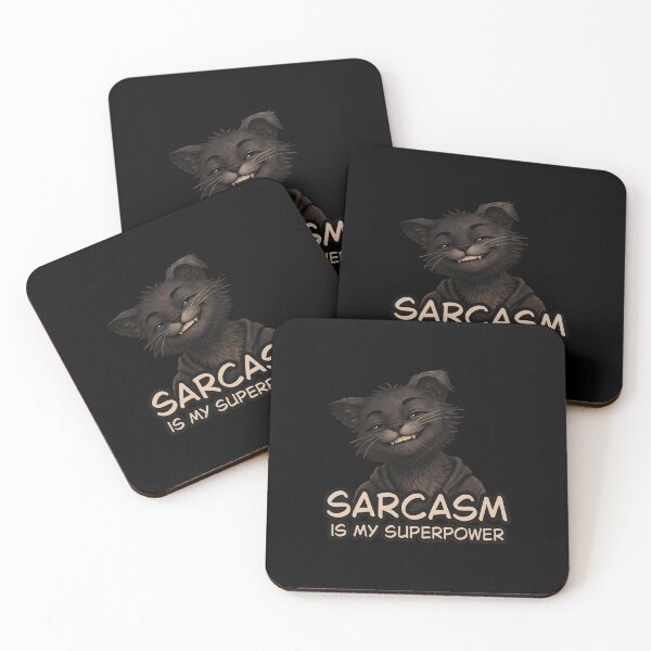 Item preview, Laughing Cat Says Sarcasm Is Superpower designed and sold by Slavic1991.