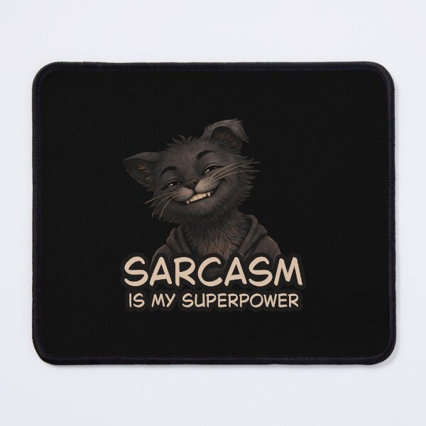 Item preview, Laughing Cat Says Sarcasm Is Superpower designed and sold by Slavic1991.