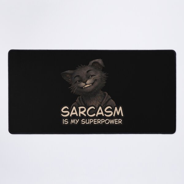 Item preview, Laughing Cat Says Sarcasm Is Superpower designed and sold by Slavic1991.