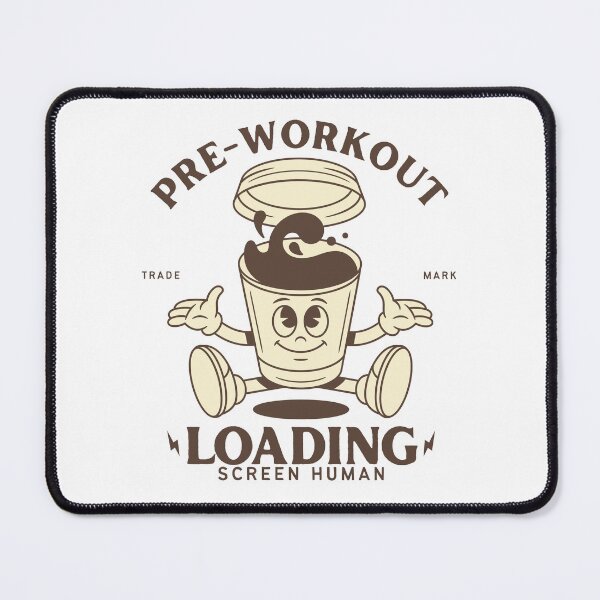 Item preview, Pre-workout loading screen human designed and sold by Peerless-Prime.