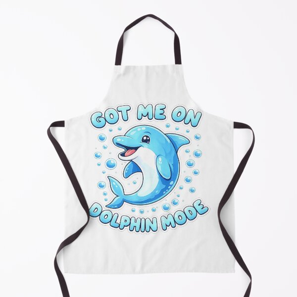 Item preview, Got Me On Dolphin Mode – Funny Cartoon Shirt designed and sold by ClutchCassidyTees.