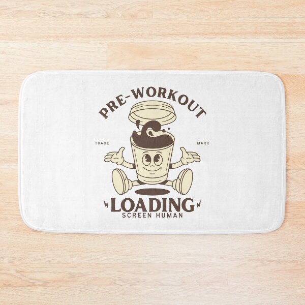 Item preview, Pre-workout loading screen human designed and sold by Peerless-Prime.