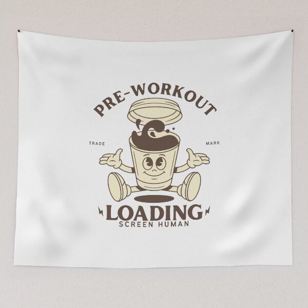 Item preview, Pre-workout loading screen human designed and sold by Peerless-Prime.
