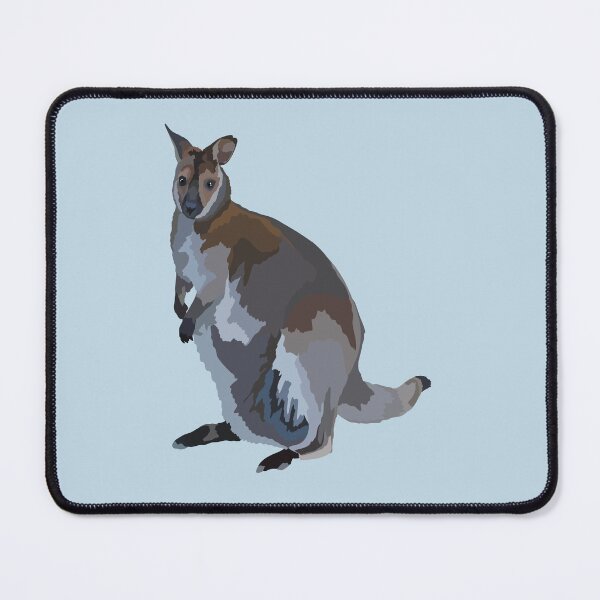 Item preview, W is for Wallaby ,Cute Wallaby Illustration – Australian Wildlife Art designed and sold by PrettylittlepastelUk.