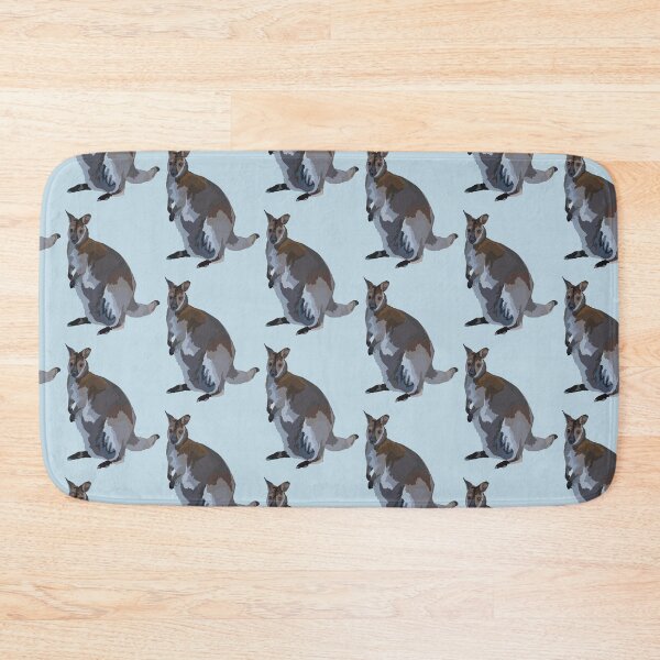 Item preview, W is for Wallaby ,Cute Wallaby Illustration – Australian Wildlife Art designed and sold by PrettylittlepastelUk.