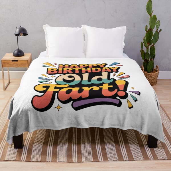 Item preview, Happy Birthday Old Fart – Funny Birthday Quote, Sarcastic Birthday Gift Design designed and sold by WHDProduction45.