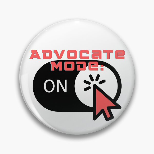 Item preview, Advocate Mode ON – Social Worker & Mental Health Advocate Design designed and sold by CreativeChange.