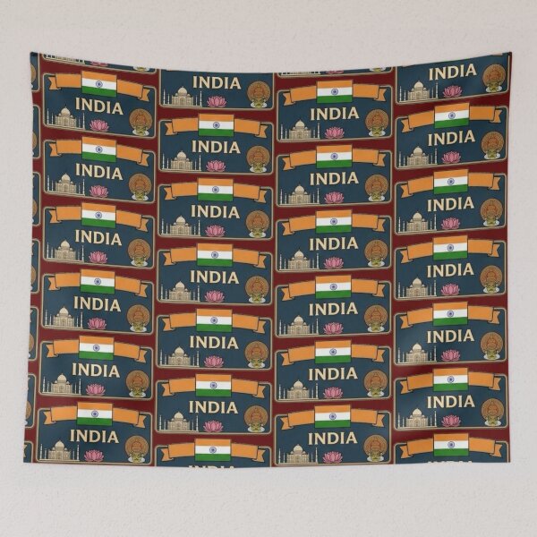 Item preview, INDIA BHARAT Culture, Hinduism National Symbols | Indian Hindu History designed and sold by Based History.