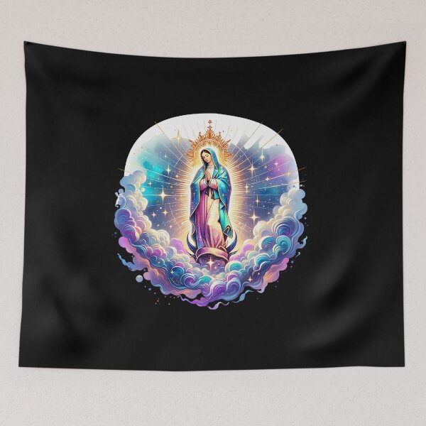 Item preview, Virgen de Guadalupe Mexican Devotion – Sacred Religious Art designed and sold by artedigital99.
