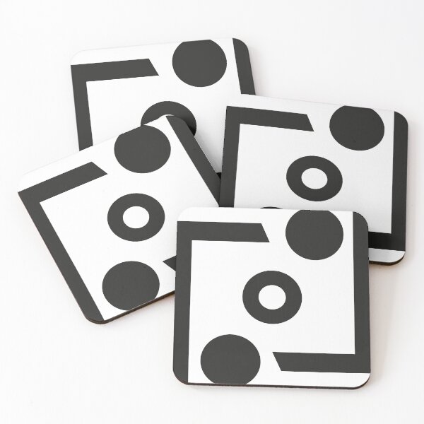 Item preview, Abstract Geometric Balance – Minimal Black Shapes Design 3 designed and sold by ZorianArt.