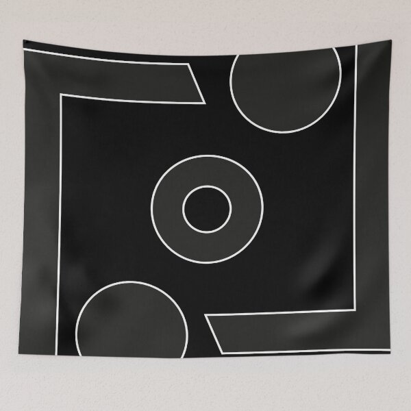 Item preview, Abstract Geometric Balance – Minimal Black Shapes Design 3 designed and sold by ZorianArt.