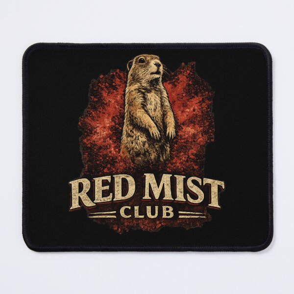 Item preview, Red Mist Club Prairie Dog Hunting Shirt – Varmint Shooter Grunge Design designed and sold by WildWonderfulWear.