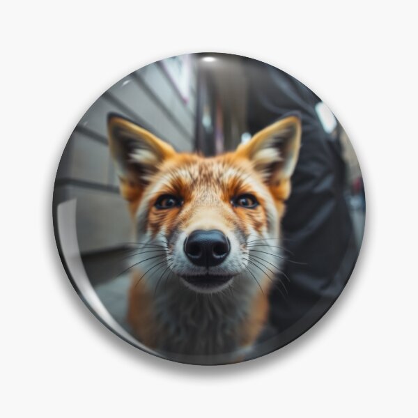 Item preview, Fox looking at the camera designed and sold by pierogiii.