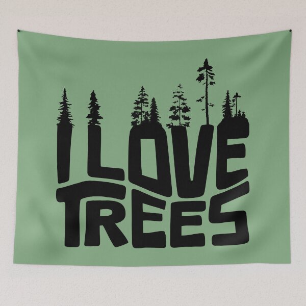 Item preview, I Love Trees Word Art designed and sold by Unhinged Heather.