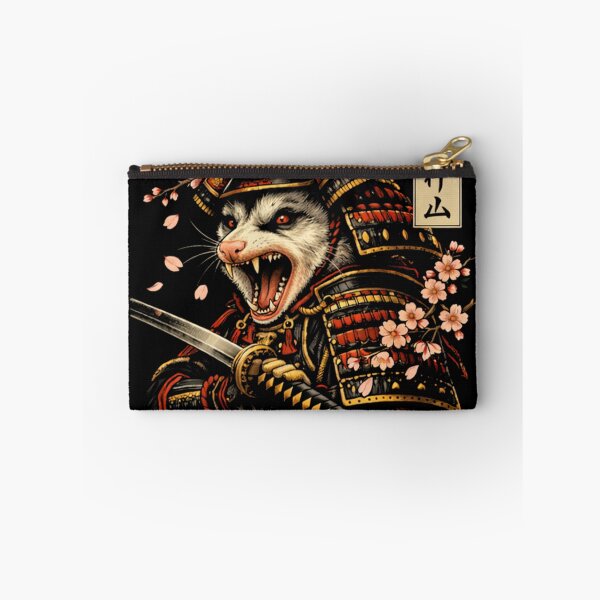 Item preview, Samurai Opossum Warrior with Cherry Blossoms – Japanese Ukiyo-e Style designed and sold by will freed18.
