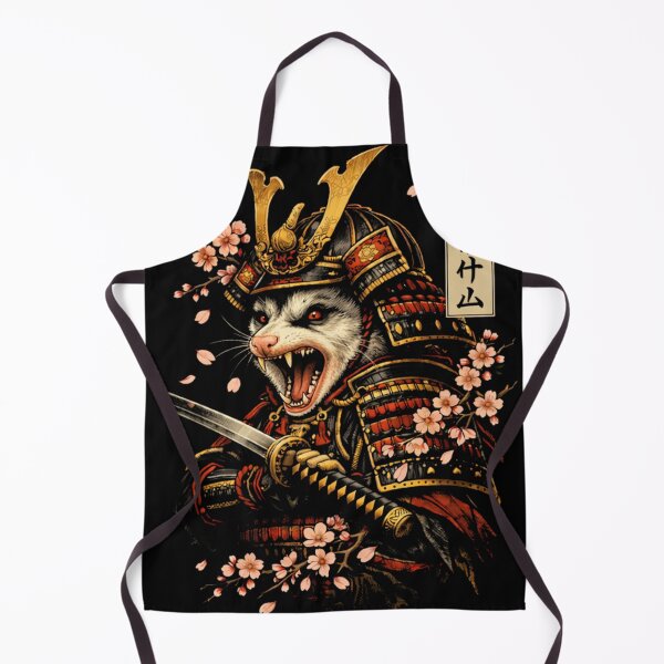 Item preview, Samurai Opossum Warrior with Cherry Blossoms – Japanese Ukiyo-e Style designed and sold by will freed18.