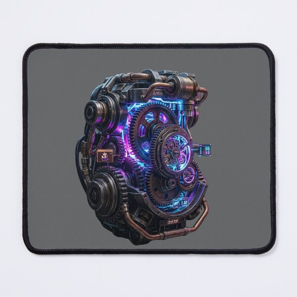 Item preview, NK-Studios Mechanical Fusion Core Neon Cyberpunk Design designed and sold by NK-Studios .