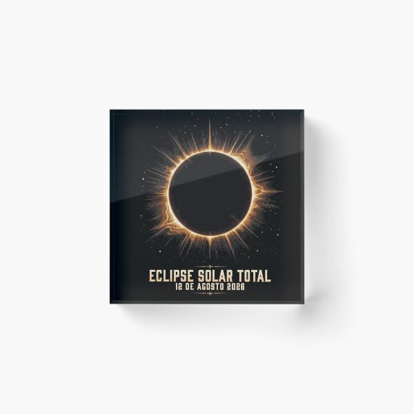 Item preview, Eclipse Solar Total 12 de Agosto 2026 designed and sold by REAL IRISH GIFTS.