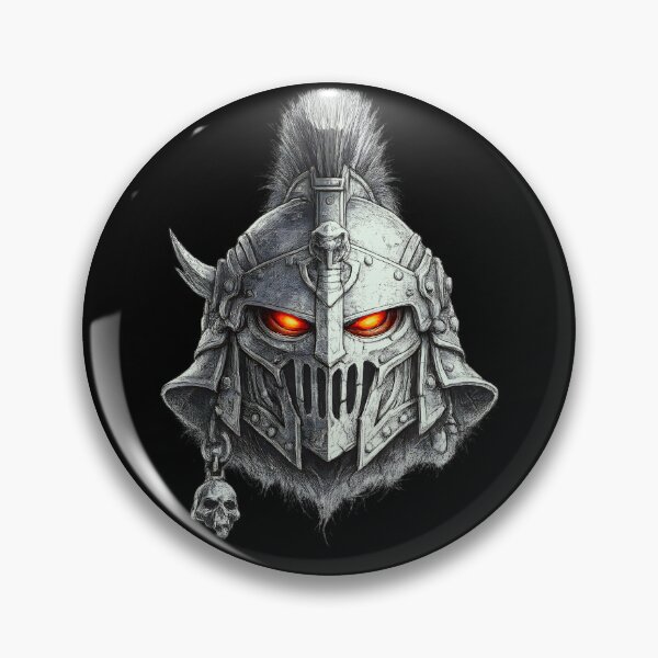 Item preview, Dark Knight Helmet – Skull Warrior Fantasy Armor Design designed and sold by CreativeMindsetLab.