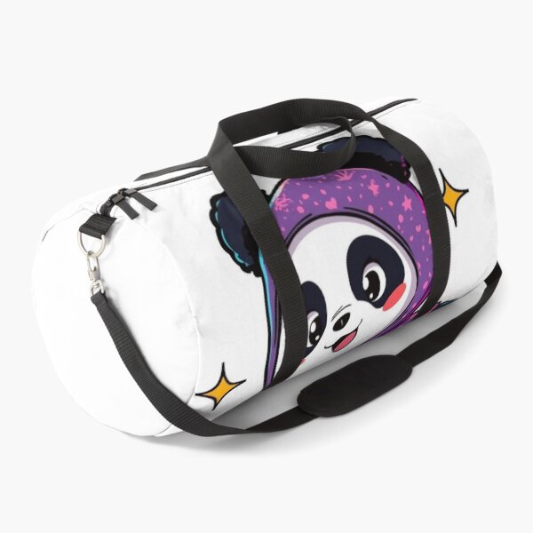 Item preview, Cute Kawaii Panda Riding Neon Skateboard designed and sold by Animepopstudio.