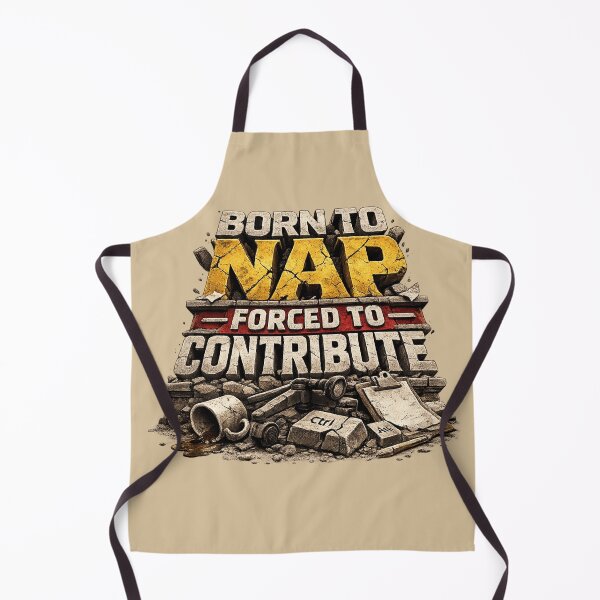 Item preview, Born to Nap Forced to Contribute Funny Office Burnout Shirt designed and sold by POD DYNASTY.