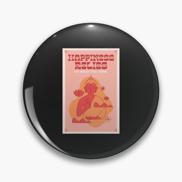 Item preview, happiness depends upon ourselves buddha quote designed and sold by WellspringXflow.