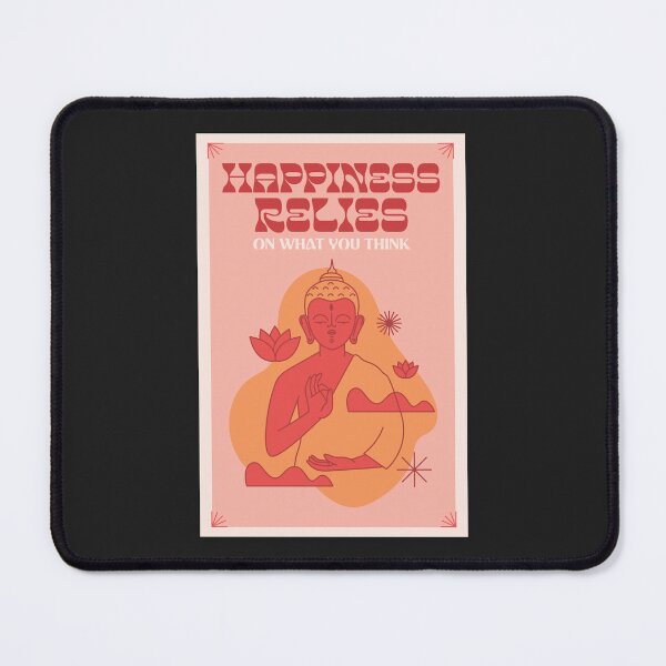 Item preview, happiness depends upon ourselves buddha quote designed and sold by WellspringXflow.