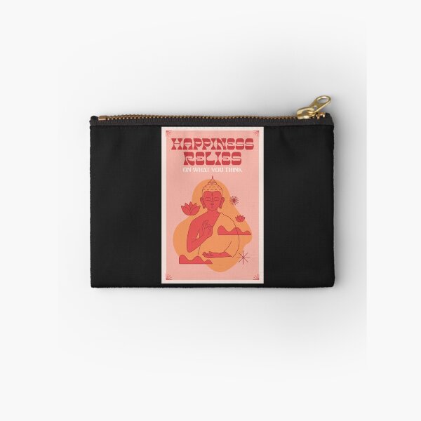Item preview, happiness depends upon ourselves buddha quote designed and sold by WellspringXflow.