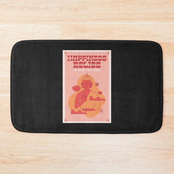 Item preview, happiness depends upon ourselves buddha quote designed and sold by WellspringXflow.