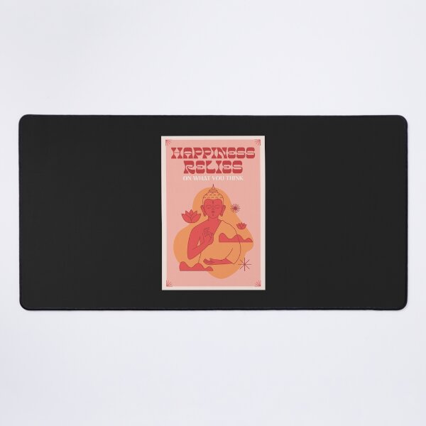 Item preview, happiness depends upon ourselves buddha quote designed and sold by WellspringXflow.