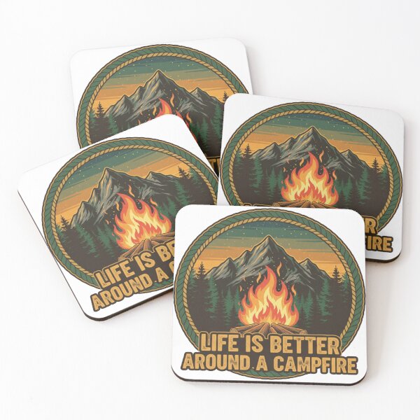 Item preview, Life is Better Around a Campfire designed and sold by BeastandBanshiLLC.