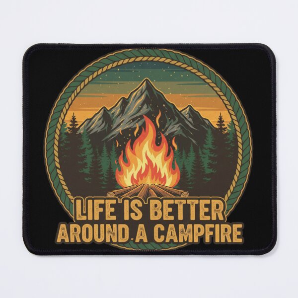 Item preview, Life is Better Around a Campfire designed and sold by BeastandBanshiLLC.