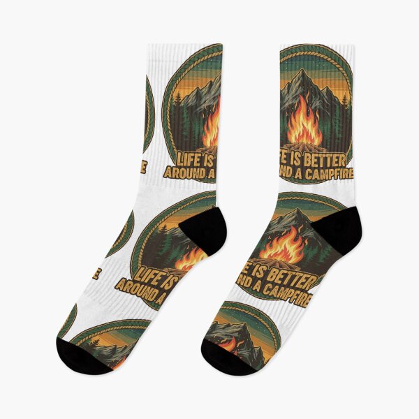 Item preview, Life is Better Around a Campfire designed and sold by BeastandBanshiLLC.