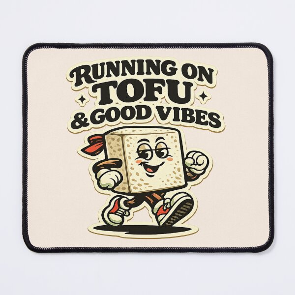 Item preview, Running on Tofu & Good Vibes designed and sold by RootedVibeLife, LLC.