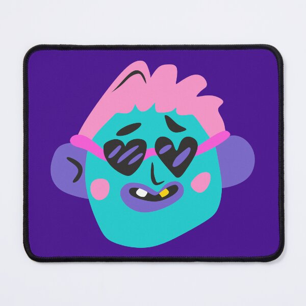 Item preview, Funny Boy with Pink Hair and Heart Glasses designed and sold by KoDi91.