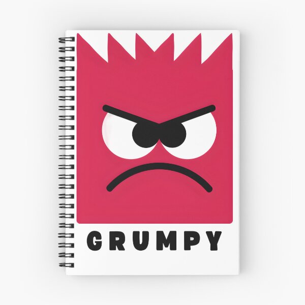 Item preview, Cute Red Grumpy Character Cartoon designed and sold by Cute Mee .