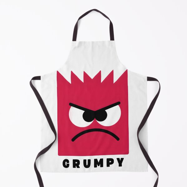 Item preview, Cute Red Grumpy Character Cartoon designed and sold by Cute Mee .