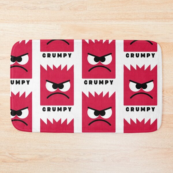 Item preview, Cute Red Grumpy Character Cartoon designed and sold by Cute Mee .