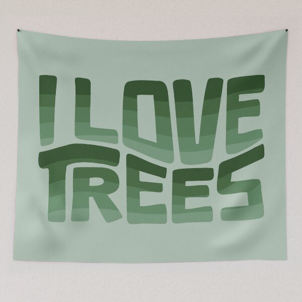 Item preview, I Love Trees Word Art designed and sold by Unhinged Heather.