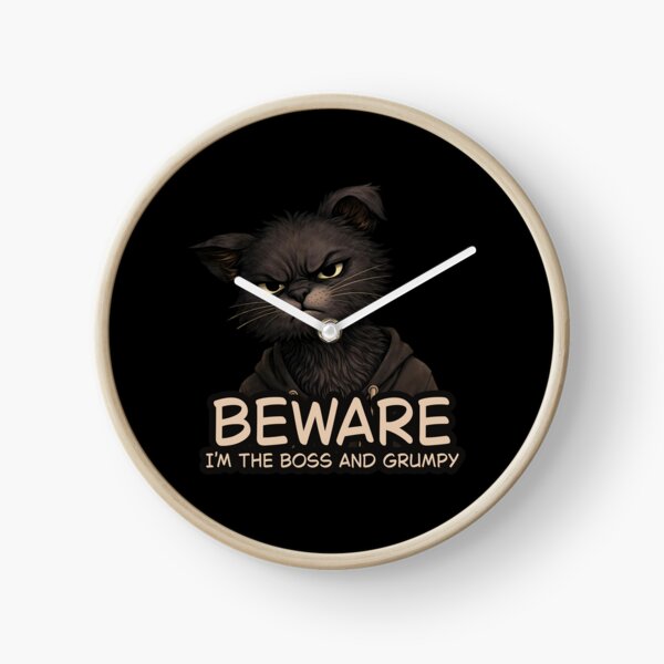 Item preview, Angry Cat Says Beware I'm the Boss designed and sold by Slavic1991.